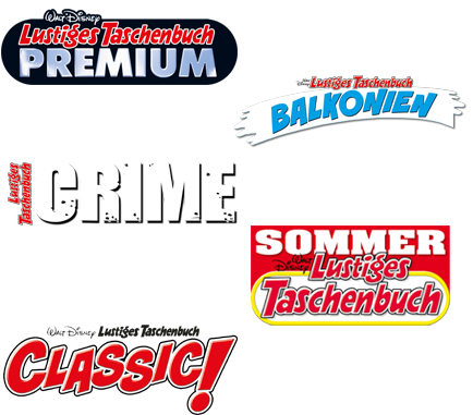 LTB Premium 26, LTB Balkonien 1, LTB Crime 9, LTB Sommer 10 und LTB Classic Edition 7.
