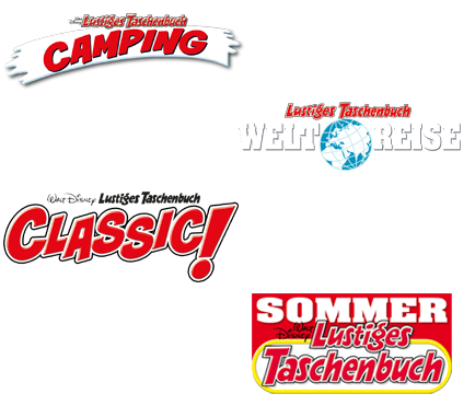 LTB Camping 1, LTB Weltreise 3, LTB Classic Edition 13, LTB Sommer 11.