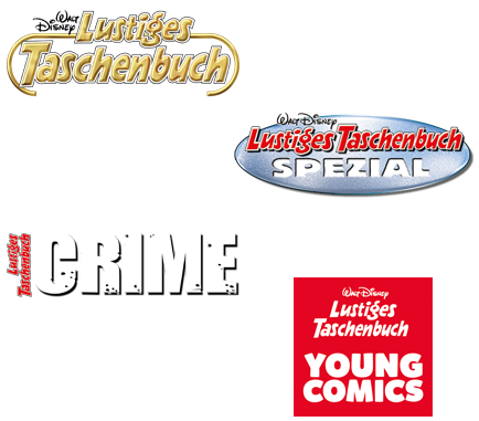 LTB Sonderedition 90 Jahre Donald Duck - Band 1, LTB Spezial 117, LTB Crime 20, LTB Young Comics 12.