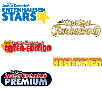 LTB Entenhausen Stars 10, LTB Sonderedition 2024 Band 3, LTB Enten-Edition 86, LTB Abenteuer 10, LTB Premium 43.