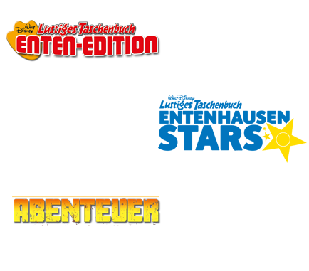 LTB Enten-Edition 88, LTB Entenhausen Stars 12, LTB Abenteuer 12.