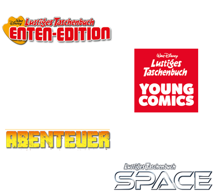 LTB Enten-Edition 91, LTB Young Comics 18, LTB Abenteuer 15, LTB Space 3.