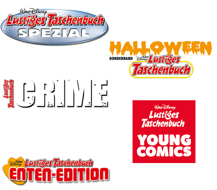 LTB Spezial 126, LTB Halloween 11, LTB Crime 29, LTB Young Comics 19, LTB Enten-Edition 93.
