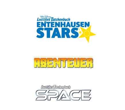 LTB Entenhausen-Stars 16, LTB Abenteuer 17, LTB Space 5.